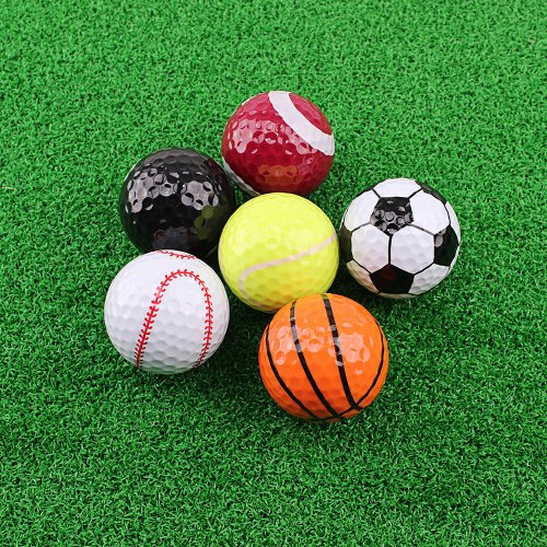 Afbeelding van 1 Pcs Mini Sport Kleur Driving Range oefen Golfballen Gift