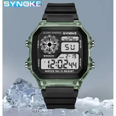 Image de Montre Sport Étanche avec 7 Lumières - Idéale pour Course et Études