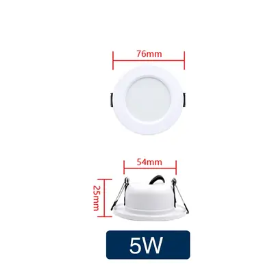 Image de Spot LED Encastré Rond 5W à 18W - Éclairage Intérieur Blanc Chaud & Froid