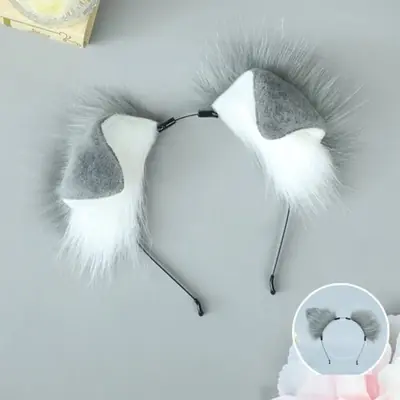 Image de Queue et Oreilles de Chien Peluche - Accessoire Cosplay Mignon