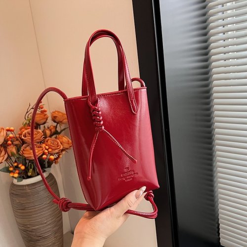 Imagen de Mini bolso cruzado de cuero PU para mujer, nueva moda coreana, bolsos de hombro de lujo, bolsos y monederos Retro simples para mujer 2025