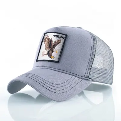 Image de Casquette Camionneur avec Patch Chèvre Brodé - Style Unisexe