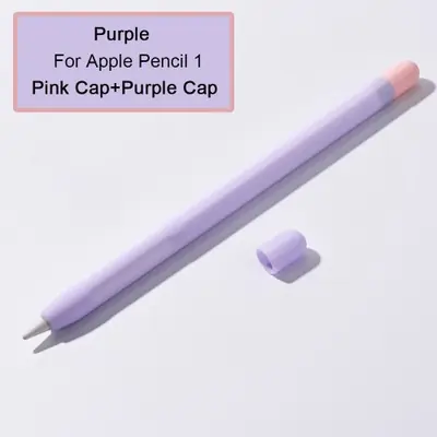 Image de Coque Silicone pour Apple Pencil 1 & 2 - Protection Anti-Chute