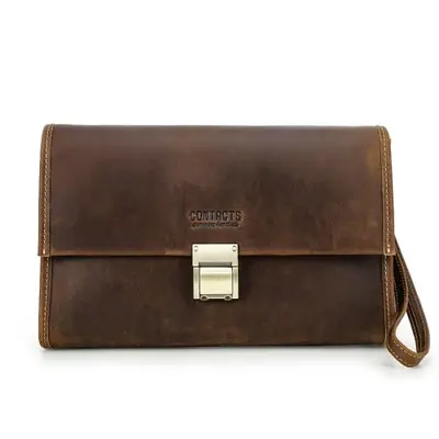 Image de Pochette Homme Cuir Véritable - Élégante & Pratique