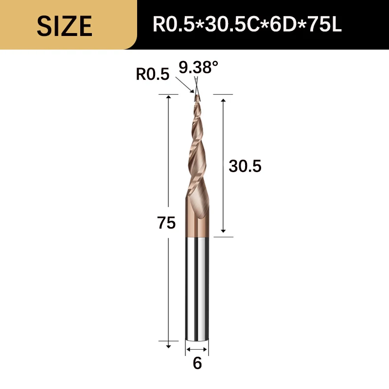 R0.5x30.5Cx6Dx75L