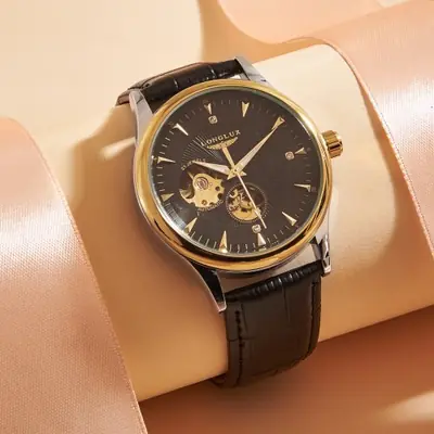 Image de Montre Mécanique Squelette Homme - Élégante & Étanche