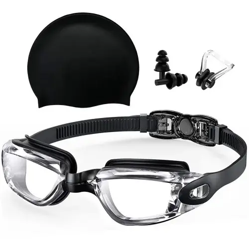 Image de Kit Natation Ultra-Comfort : Lunettes + Bonnet + Bouchons