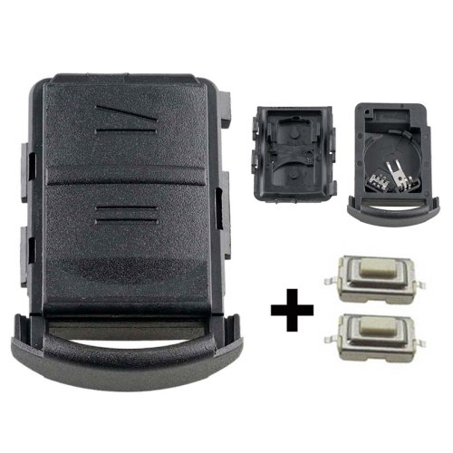 Immagine di Sostituzione alloggiamento telecomando chiave auto a 2 pulsanti adatta per OPEL AGILA MERIVA CORSA_C COMBO ASTRA Chiave auto Shell
