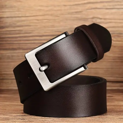 Image de Ceinture Homme Cuir Véritable - Élégante & Robuste