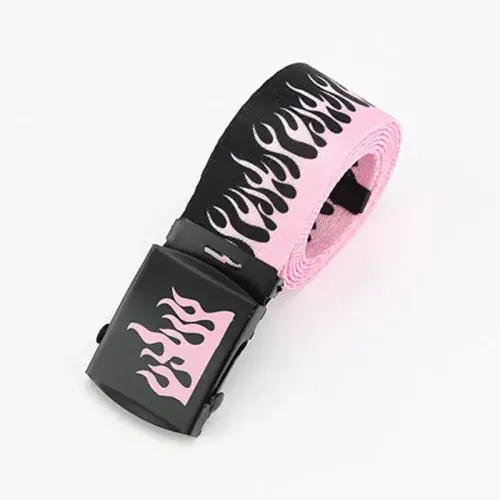 Image de Ceinture Punk Flamme - Style Streetwear Tendance