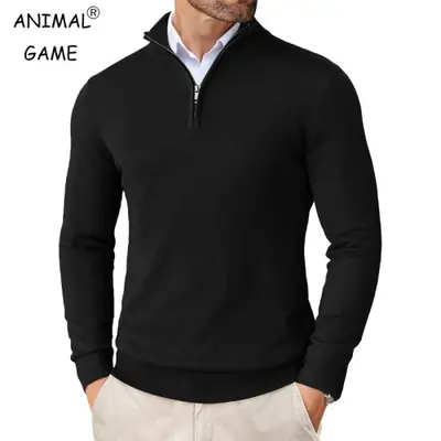 Pull Zippé Homme Coupe Cintrée - Style Streetwear