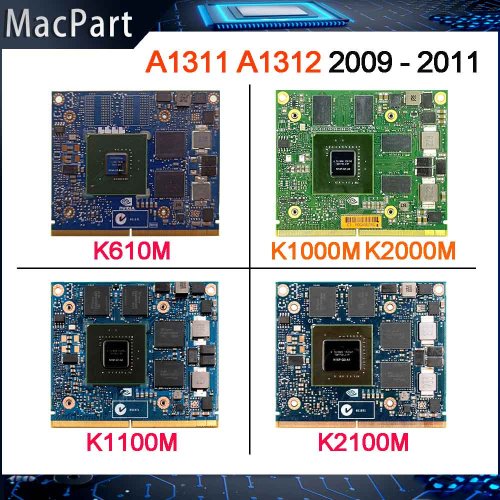 Immagine di Quadro K610M K1000M K1100M K2000M K2100M K3000M K3100M K4000M K4100M K5000M K5100M Scheda video per iMac A1311 A1312 2010 2011