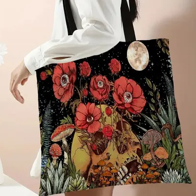 Image de Sac Shopping Champignon Mignon - Écologique & Réutilisable