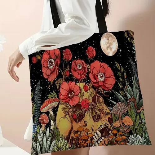 Image de Sac Shopping Champignon Mignon - Écologique & Réutilisable