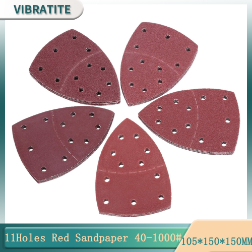Afbeelding van Schuurpapier Kit met Klittenband voor Multi-Schuurmachines – 10, 20 of 30 Stuks in 105/150 mm, Graad 40 tot 1000 voor Hout, Metaal en Verf