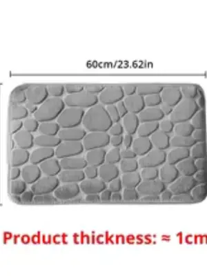 Tapis de Sol Antidérapant en Mousse à Mémoire de Forme