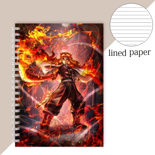 Immagine di Demon Slayer Kimetsu no Yaiba Notebook Ghost Blade taccuino diario Filofax Planner Agenda Kimiya muslimage Zenitsu Inosuke Giyuu