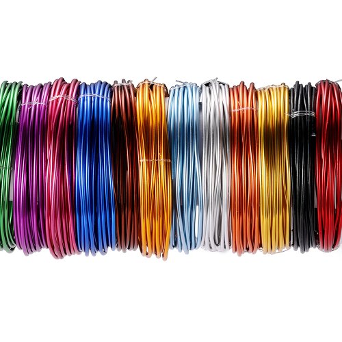 Image de Fil Aluminium Coloré 10m - Pour Bijoux & Bricolage