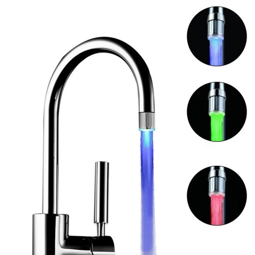 Image de Veilleuse LED Robinet Salle de Bain - Lumière Hydroélectrique