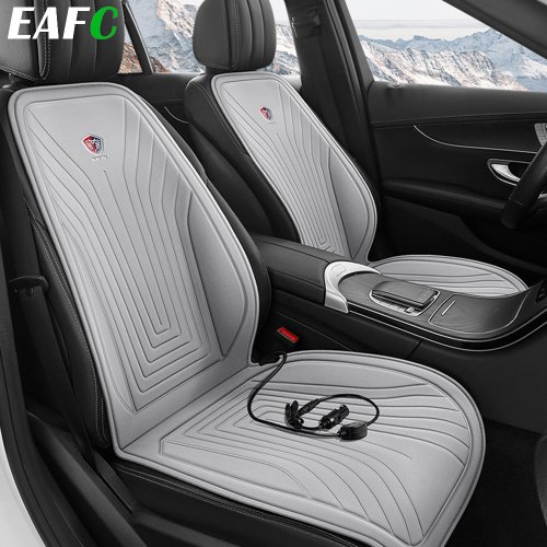 Immagine di EAFC 1PCS Rilievo di Riscaldamento Per Auto Sedile Riscaldato 12V DC Morbido Inverno Più Caldo Sedile di Protezione del Sedile Invernale Auto Cuscino del Sedile Zerbino Invernale