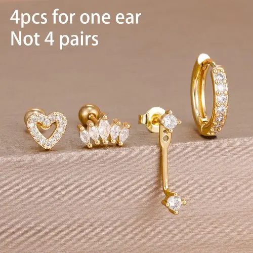 8-goud-wit-4PCS