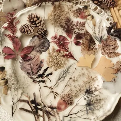 Image de Autocollants Fleurs & Feuilles - Déco Scrapbooking