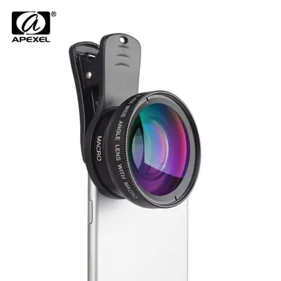 Image de Kit Objectif 2-en-1 Grand Angle & Macro pour Smartphone
