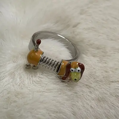 Image de Bague Chien Mignon Y2K - Style K-pop & Emo