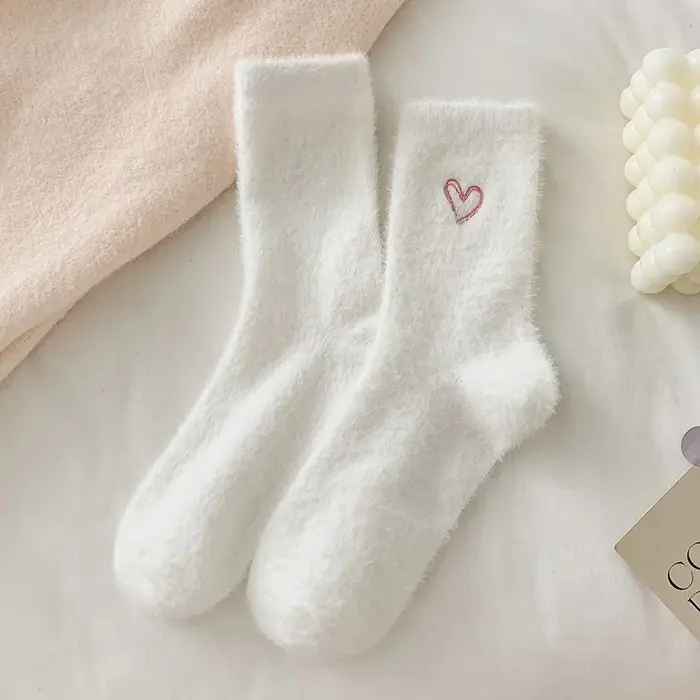 Image de Chaussettes en Fourrure de Vison Chaude pour Femme
