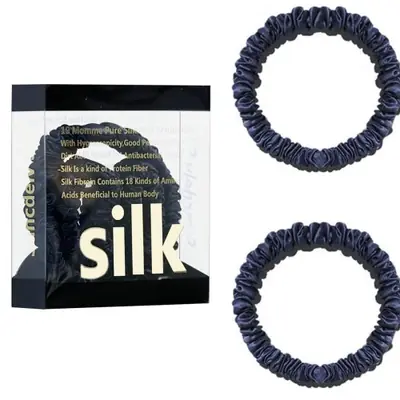 Image de Scrunchies en Soie pour Cheveux - Doux et Sans Dommages