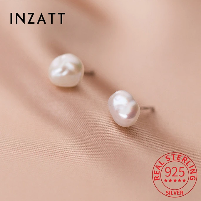 Immagine di Orecchini in Argento Sterling 925 con Perle Irregolari
