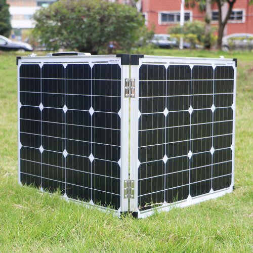 Afbeelding van Dokio 100W (2 stuks x 50W) opvouwbaar zonnepaneel China Mono pannello solare usb-controller zonne-batterij cel / module / systeemlader
