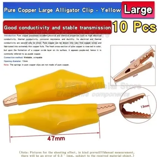 45mm gelb 10pcs
