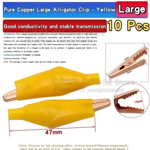 45mm amarillo 10pcs
