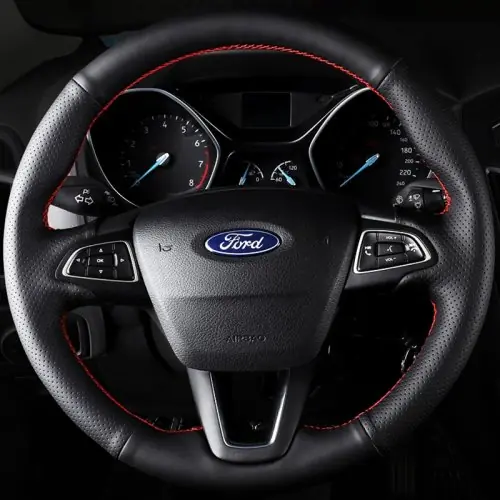 Image de Housse de Volant en Cuir Microfibre pour Ford Focus, Kuga, Escape & Plus