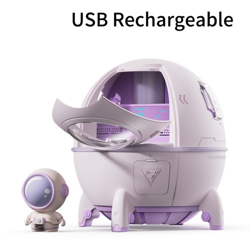 Afbeelding van Natuurlijke luchtbevochtiger met aromatherapie en sfeerlicht – Oplaadbare USB mistverspreider van 220 ml voor een frisse en rustgevende atmosfeer