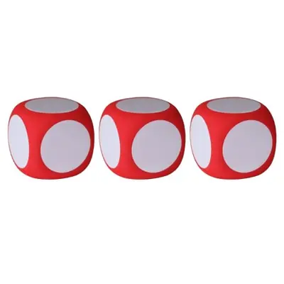 Image de Dés Éducatifs Effaçables 3 Pièces - Apprentissage ludique