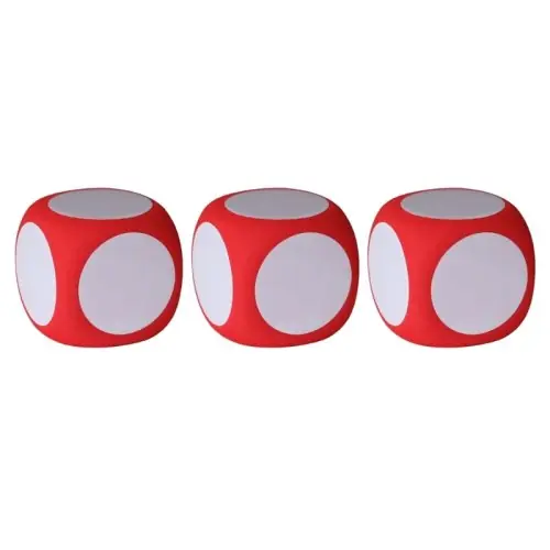 Image de Dés Éducatifs Effaçables 3 Pièces - Apprentissage ludique
