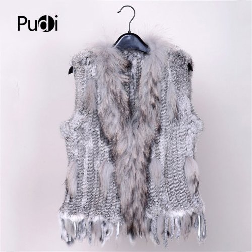 Image de Gilet en Fourrure Véritable Lapin - 28 Couleurs
