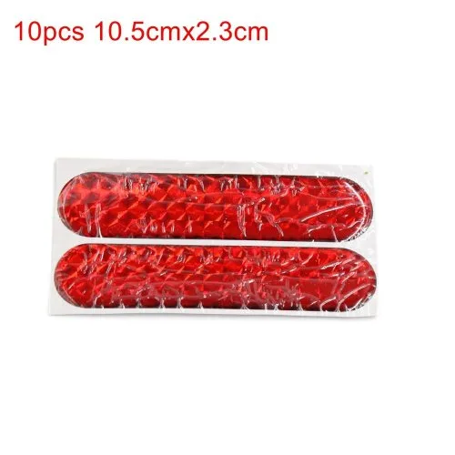 10pcs 10.5x2.3cm Red