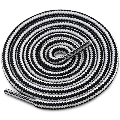 Image de Lacets Rayés Double Couleur - Style & Confort