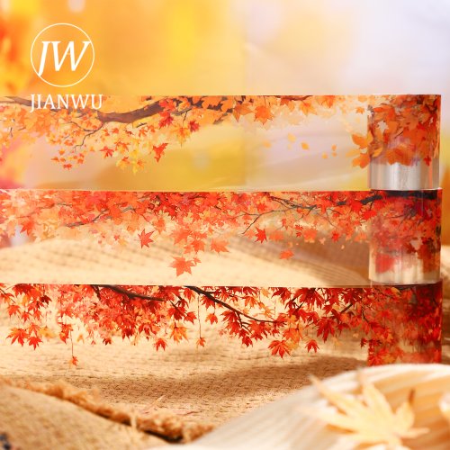 Bild von Herbstliche Markierungsband – Vintage Ahornblatt Design