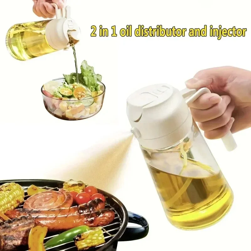 Image de Spray Huile 2 en 1 - Pulvérisateur Cuisine 200-500ml
