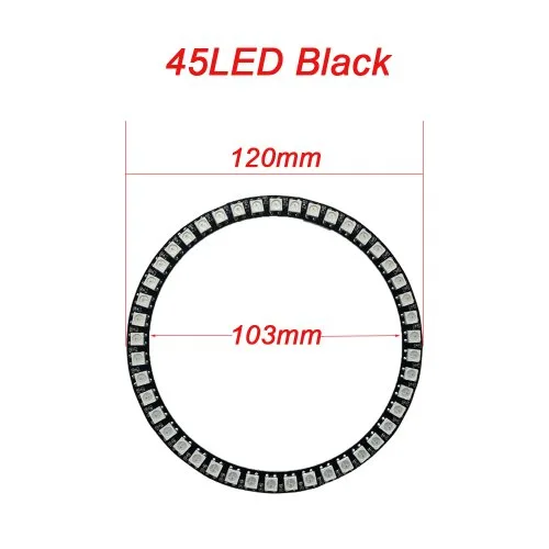 45 Led nero PCB