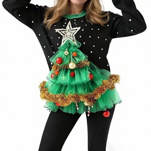 Image de Sweat-shirt Noël 3D Mignon pour Femmes