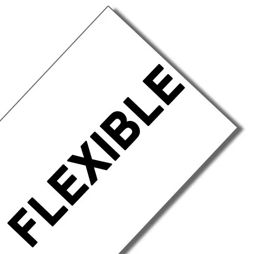Flexible blanco