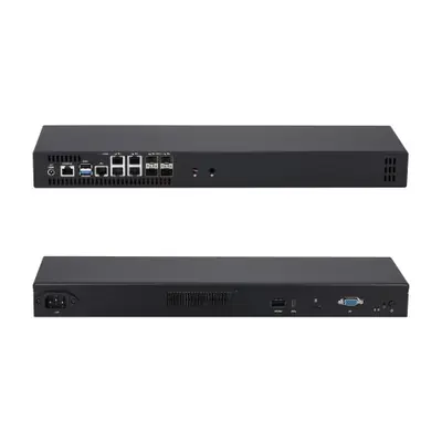 Image de Mini PC Rack 1U Atom C3808 - Serveur PFSense 5G LAN SFP