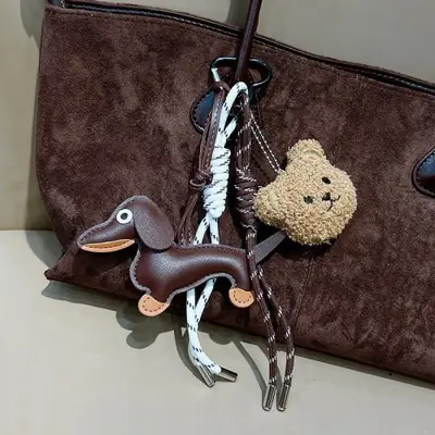 Image de Porte-clés Saucisse Chien Vintage - Design Mignon & Original