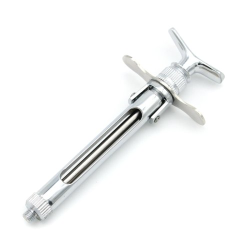 Image of 1Pc Dental Gun Syringe Stainless steel Quantitative Press Type Syringe Dental Surgical Instrument 1.8ml Dental Surgery Tool