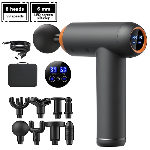 Inteligentny masażer elektryczny z 99 poziomami prędkości – profesjonalny aparat do masażu mięśni, relaksacji i odprężenia ciała